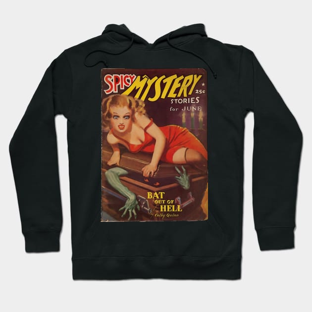 Vintage Spicy Mystery Stories Hoodie by Psychosis Media